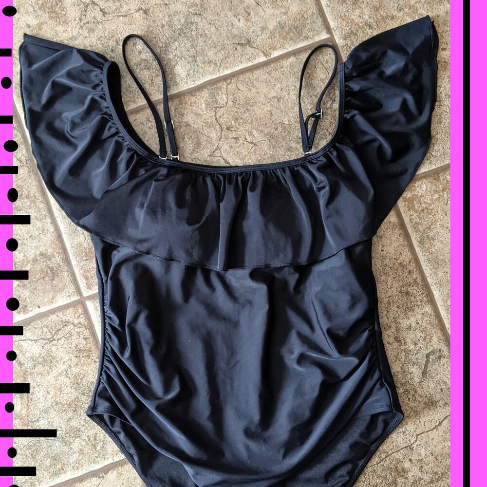 Women's Black One Piece Swimsuit